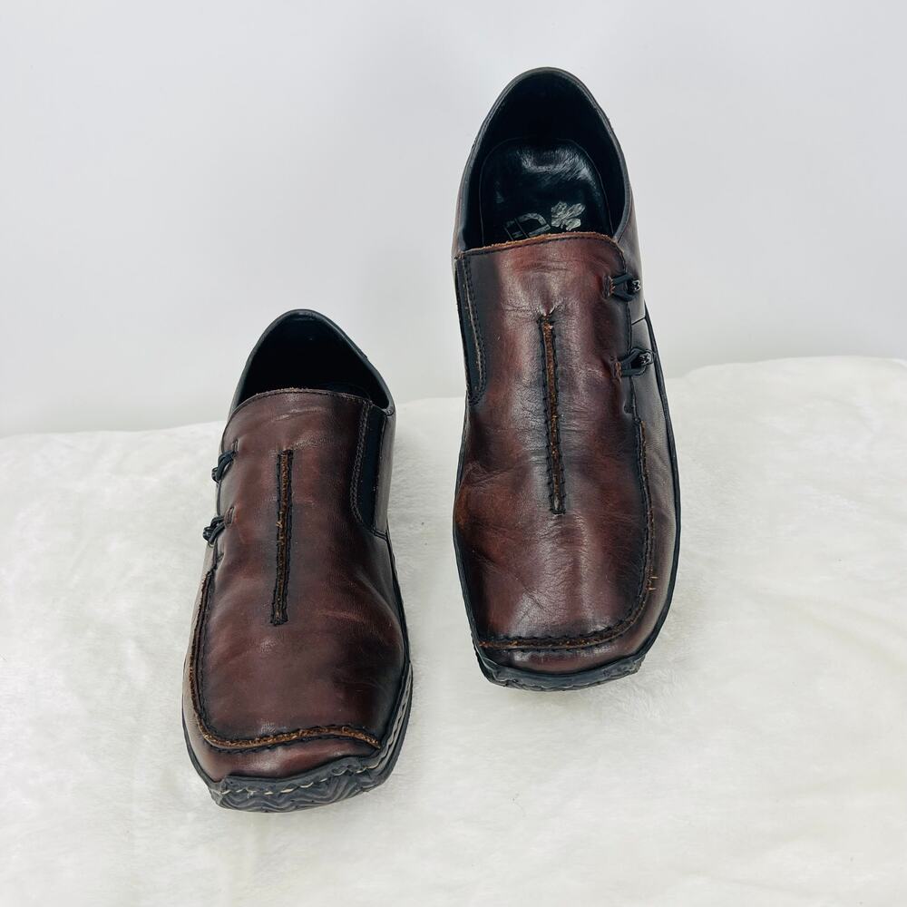 RIEKER Antistress Oxblood Driving/Walking Loafers EU 39/US 8 Casual Comfort Shoe